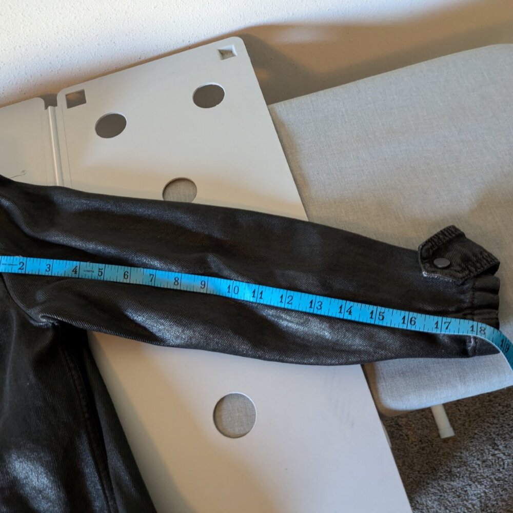 All Saints Black Jean Jacket - Picture 16 of 16